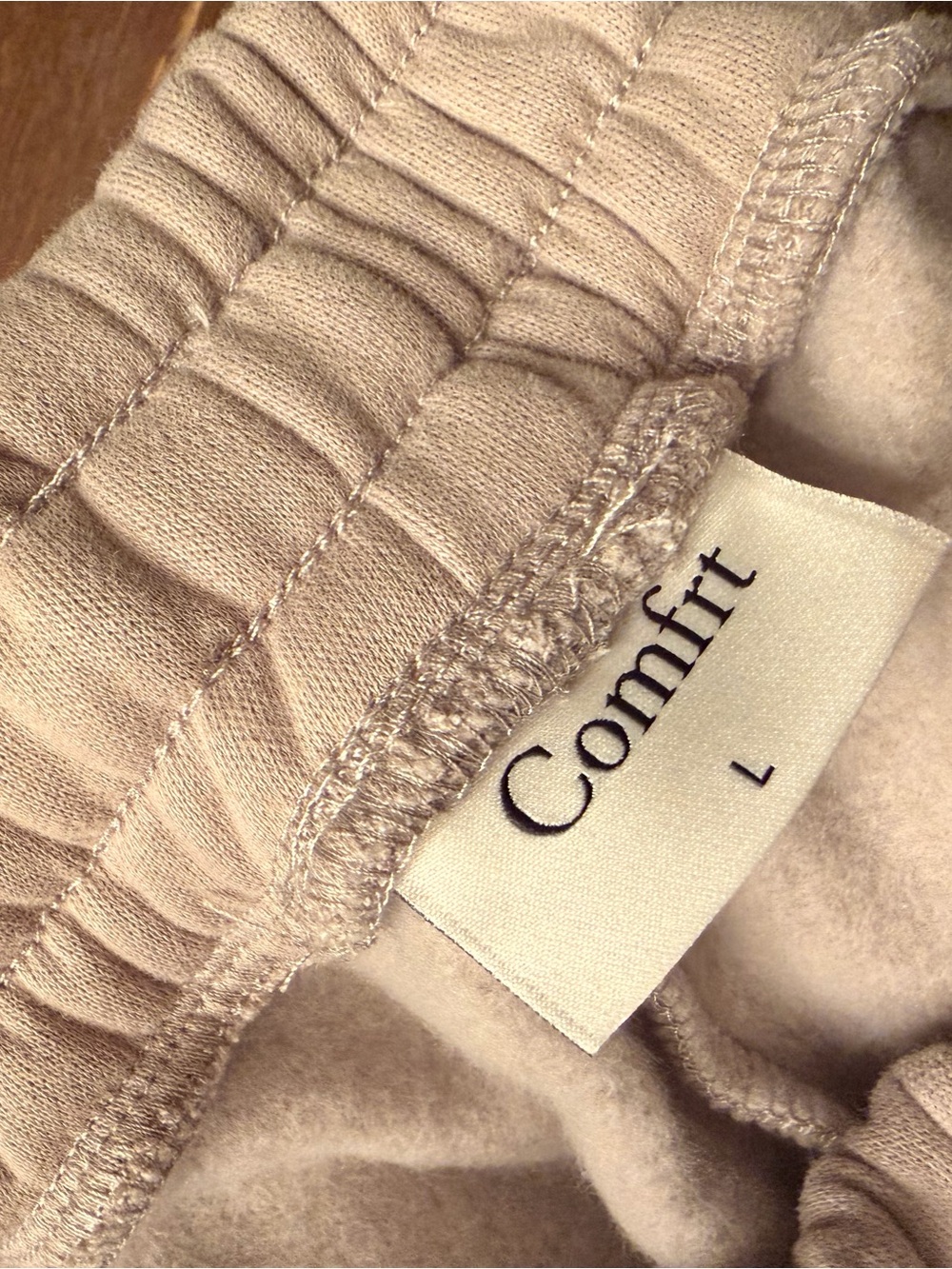 Comfrit Beige Labeled Cozy Sweatpants never worn - Picture 5 of 5